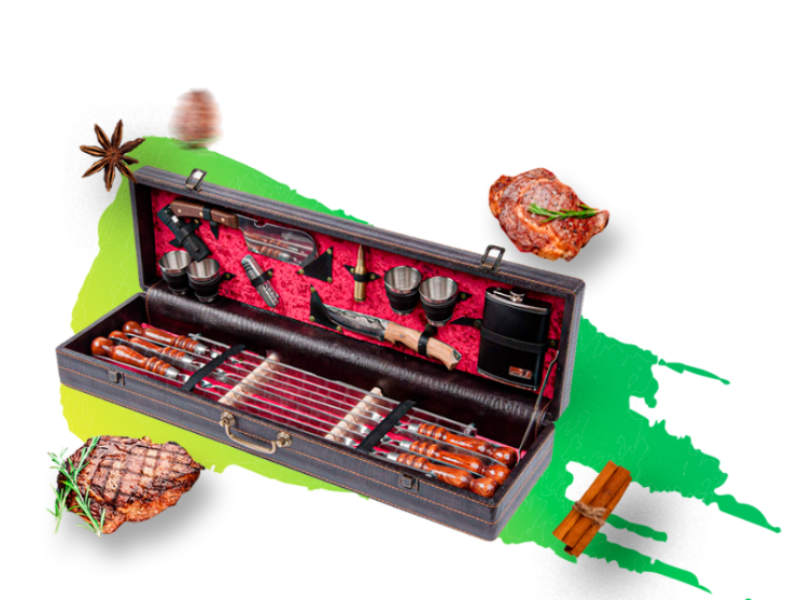 Шампуры и подарочные наборы для шашлыка